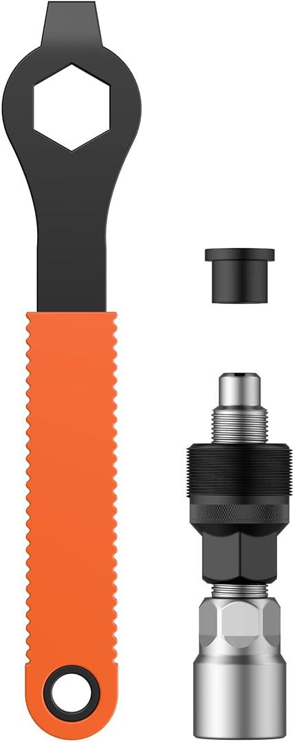 Pawfly Bicycle Crank Puller Kit, Bike Crank Removal Tool for Square Taper, Shimano Octalink & ISIS Splined Crank Arms