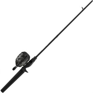 Zebco Roam Spincast Reel and Fishing Rod Combo, 6-Foot 2-Piece Fiberglass Fishing Pole with ComfortGrip Handle, Quickset Anti-Reverse Fishing Reel, Pre-Spooled with 10-Pound Zebco Line, 30