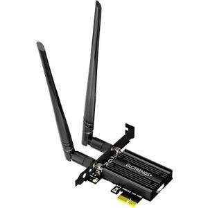 GLOTRENDS AC1200 WiFi 5 PCIe Card with Low-Profile Bracket for Desktop PC, Intel 7265 Chip, 802.11ac, Bluetooth 4.2, Support Windows 11/10/7/Linux, Not Support Mac OS/Windows XP