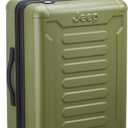 Jeep JH004C Hardside Expandable Luggage with Spinner Wheels, Avocado, 3 Piece Set 20/24/28 Inch