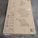 Dream On Me Full Size 2-in-1 Folding Stationary Side Crib In White, Locking Wheels, Folds Flat For Storage, Comes with Teething Guard, Non-Toxic Finish