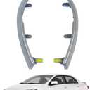 2Pcs Car Upper Central Dashboard Cover Trim Strip Compatible with 2009 2010 2011 2012 2013 Toyota Corolla Replaces# 55436-12040 55436-02330 55435-02370 Left & Right Side Dash Board Strips