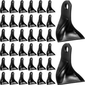 60 Pcs Flail Mower Blades Flail Lawn Cutter Knives Grass Cutting Knife Scoop Flail Mower Blades Flail Cutters Mowers