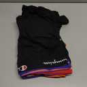 Champion Men’s Boxer Briefs, Cotton Stretch Underwear with Mesh Pouch, Moisture-Wicking, No Ride-Up Fit, Logo Waistband, Multi-Pack, Black-5 Pack, X-Large