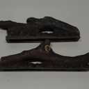 Electric Fireplace Wall Fireplace Recessed Electric Fireplace Fake Fireplace Logs Synthetic Resin Decoration Electric Transparent Logs Flame Suitable for 60" Electric Fireplaces 6Pieces