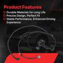 AL3T-14632-DD Door Jumper Wire Harness Assembly Rear Passenger RH Side Fits for 2009-2014 Ford F150 Crew Cab Replaces# 9L3T-14632-JCA (AL3T-14632-DD)