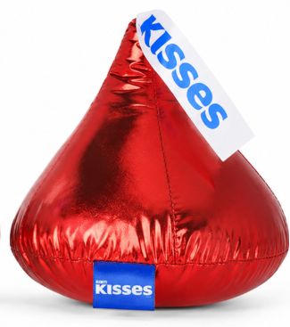Hershey Kiss Plush Red 8IN