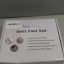 Ionic Foot Spa by Healifeco Ion Foot Bath Detox Machine - For Toxins, Heavy Metals & Free Radicals Activates 2,000 Foot Detox Nodes Easy 30-Min Home Detox 90,000+ Happy Users Trust It