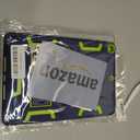 Case for iPad 9th/8th/7th Generation 2021/2020/2019 with Pencil Holder, Slim Heavy Duty Shockproof Rugged High Impact Protective Case for iPad 10.2 Inch (Black+Gold)