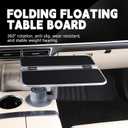 360 Rotating Folding Cup Holder Table, Steering Wheel Tray, Car & Laptop Desk - Car Accessories for Women & Men, Fit Tesla Model Y/3/S/Explorer/Maverick