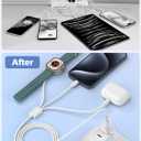 3 in 2 Multi Charging Cable for Watch Charger USB C Cable Watch Charger USB C/A Fast Compatible with Ultra/Series 10/9/8/7/6/SE2/5/4/3/2 & Galaxy S23-4FT