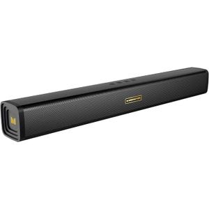 Monster S220 Bluetooth Soundbar for TV, Wireless Bluetooth 5.4 Sound Bar, 2.0CH with Dual Bass Diaphragm, All-in-one Home Theater Speakers, Compact, AUX/USB/TF Card Connection for PC/Gaming/Projectors