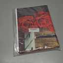 Lofaris Valentine's Day Party Backdrop for Photography Rustic Wood Door Brick Wall Red Heart Mother's Day Background Birthday Baby Shower Portrait Photo Booth Props 9x6ft