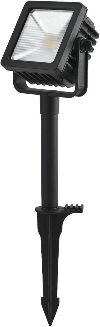 Outdoor LED Spotlight with Metal Spike 33W 3-Level Dimmable - Adjustable Die-Cast Aluminum Landscape Lighting, Wet Location Safe for Garden, Yard & Tree Illumination