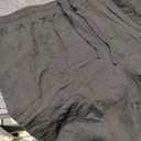 1 Pack Men's Big and Tall Cotton Linen 9" Inseam Shorts Drawstring Summer Casual Beach Bermuda with Pockets  3XL