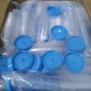 200 Pcs Urine Specimen Cups with Lids and Evident Seal Urine Sample Cups Collection Cup Disposable for Collection and Testing (Blue Lids)