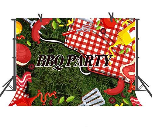 FEASRT Background  BBQ Party Photography Backdrop Photo Props LYAY637 57"x39"