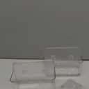 Diesisa 2pc Acrylic Wall Mount Organizer, Adhesive Clear Cabinet Door Organizer,Acrylic Shelves for Wall,No Drilling Hang Walls,with Self Adhesive Tape, for Bathroom, Kitchen, Living Room (Transparent)