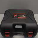 Electric Car Jack Kit 5 Ton 12V Floor Jack Portable Hydraulic Car Jack with Impact Wrench and Tire Inflator Pump for SUV Sedans Tire Change with LED Light, Lifting Height 6 to 17.7 Inch (Orange)