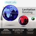 Magnetic Levitation Floating Rotating World Globe for Children With Colored Lamp And Touch Switch For Men Boss Cool home/Office Decor Unique Gifts Or Kids Desk TechAccessories Gadget Teenage Toys