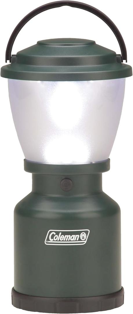 Coleman 4D LED Camp Lantern, Lightweight & Water-Resistant Battery-Powered Lantern, Ideal for Camping, Emergencies & At-Home Use (One Size)
