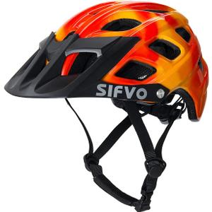 SIFVO Kids Bike Helmet for Boys and Girls Ages 8-14 Adjustable Youth Helmet with Detachable Visor Lightweight, Safe & Stylish Cycling Bicycle Helmets for Kids 54-57cm