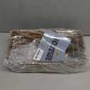 3 Natural Wicker Basket Set Rectangular Handwoven Seagrass Basket Storage Bins Home Organizer Bins - Household Basket Box for Shelf Wardrobe Desktop Home Decor (Caramel)