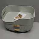 Makeup Organizer with Drawers, Green Skincare Organizer for Vanity, Storage Box with Handle, Large Cosmetic Display Case for Dresser, Bathroom Countertop