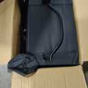 Dayacoco Stadium Seats with Back Support, Portable Bleacher Seat for Bleachers Hold up 400lbs, Wide Bleacher Seat with Shoulder Strap & Handle Perfect for Sports Events (Black, 2pcs)