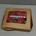 InnoGear Artificial Flowers, 50 Pcs Dark Red Foam Fake Roses Bulk with Stems for Decoration Celebration DIY Wedding Bouquets Centerpieces Bridal Shower Party Christmas Tree