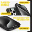 OtterBox iPhone 15 Pro - Commuter MagSafe Case - Slim & Tough - Pocket-Friendly - Dual Layer Drop Protection - Port Covers Non-Retail Packaging - Black