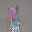 ASTER Glitter Star Wands 3Pcs 11 Inches Princess Angel Fairy Star Magic Wands Girls Fairy Magic Dress-up Star Wand Angel Fairy Costume Props Wands Sticks for Birthday Halloween Christmas Party