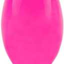 Novelty Lights Ceramic Christmas Replacement Bulbs - Outdoor Individual Bulbs for Events, Holiday Parties, Patios, and More - C7/E12 Candelabra Base, 5 Watt Lights (Pink, 25 Pack)