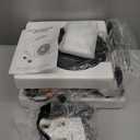 Buyplus Greenhouse Heater with Digital Thermostat, 1500W Outdoor Heaters for Patio, Overheat Protection & 3S Fast Heating, Electric Space Heater for Patio, Garage, Greenhouse, Flower House, Silver