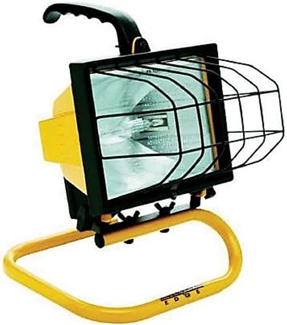 Woods 500 Watt Portable Work Light; Yellow (1 Count (Pack of 1))