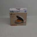 bella Flip-n-Store Belgian Waffle Maker, EverGood Ceramic Nonstick Coating, Fits-anywhere Kitchenware, Power Indicator Light & Touch Handle, 7 Wide & 1" Deep Plates, 1000 Watt, Oatmilk