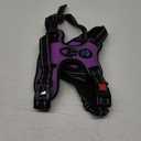 PHOEPET Reflective Dog Harness Large Breed Adjustable No Pull Vest with Handle 2 Metal Rings 3 Buckles [Easy to Put on & Take Off](L, Purple)