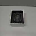 Unique Monogrammed Stemless Wine Glasses - Personalized with Letter L Initial, 16 Oz Capacity, Handcrafted Crystal Stemless Glasses with Engraved Initials - Ideal Wine Gifts for Women, Men