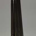 KAMANINA Curtain Rods for Windows 48 to 84 Inches, Adjustable Length Heavy Duty Curtain Rod, 7/8 Inch Decorative Drapery Rods with Modern Finials and Brackets, Antique Bronze