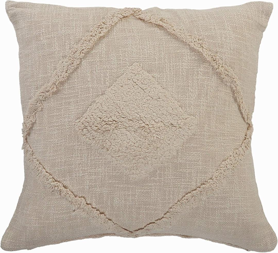 LR Home Raquel Pillow, 20" x 20", Birch