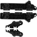 MOTOKU 2 Pair Front Bumper Cover Bracket Retainer Mounting Support for Chrysler 300 2011-2020 Left Driver and Right Passenger Side