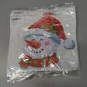 5 x Christmas Peeking Sticker for Car, Reindeer Peeking Car Decals and Stickers Waterproof Vinyl Decal Xmas Decoration Window Bumper Home Wall Truck (Carrot Snowman)