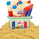 Sensory Sand Bulk 11 Pounds Natural Brown Color Play Sand in Container