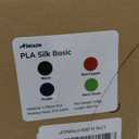 AMOLEN Silk PLA 3D Printer Filament 4KG Bundle, Shiny Dual Color PLA Filament 1.75mm Pack, Multicolor Change PLA 3D Printing Filament for Most FDM 3D Printer, Black Series