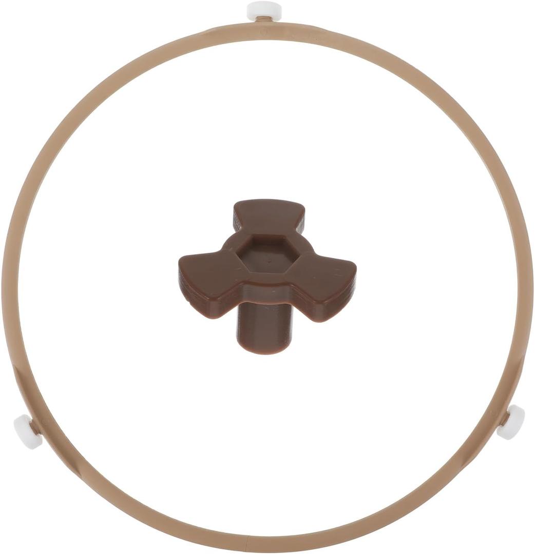 Microwave Turntable Ring 8.74inch,11 mm-Microwave Turntable Coupler Rollers for Smooth Heating