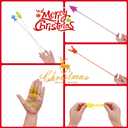 36 Pack Christmas Sticky Hand Toys, 8 Styles Christmas Stocking Tree Hat Glove Deer Snowman Sticky Stretchy Toys for Kids Boys Girls Christmas Stocking Stuffers Christmas Party Favors Gifts