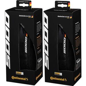 Continental Grand Prix 5000 Bike Tire - 2 Pack (Black)