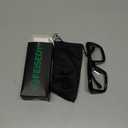 FEISEDY Square Oversized Blue Light Glasses Thick Fake Eyewear Frame for Women Men Nerd Glasses Costume Accessories B0241