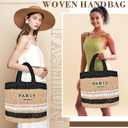 Large Straw Beach Bag for Women Summer Woven Shoulder Tote Bag Straw Purses and Handbags for Vacation | Large, Straw, Summer, Woven, Straw Purses, for Vacation