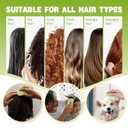 3 x Scalp Massager and Shampoo Shower Brush, Detangling Hair Brush, Scalp Care Hair Brush Wet & Dry detangler for Men and Womenfor Straight/Curly/Thick/Long/Wavy/Damaged Hair, Green